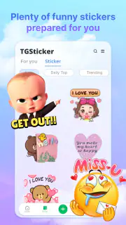 Tgsticker - sticker & kaomoji screenshot 6