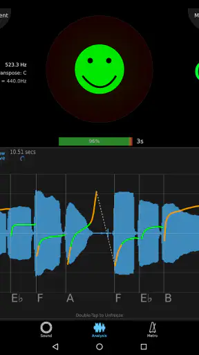 TonalEnergy  チューナーとメトロノーム screenshot