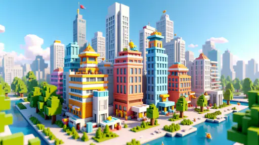 Town Building Life Simulator screenshot
