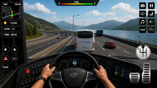 Ultimate Bus Driving 3d Game screenshot 7