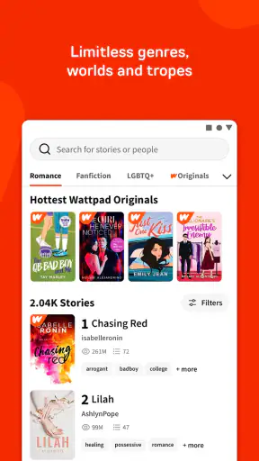 Wattpad - Read & Write Stories screenshot