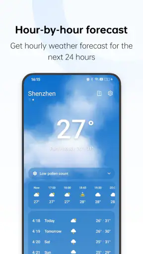 Weather screenshot