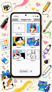 WigglyPaint - Cute Pixel Paint screenshot 3