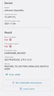 YASNAC - SafetyNet Checker screenshot 2