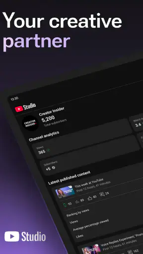 YouTube Studio screenshot