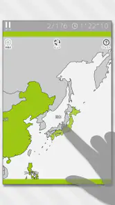 あそんでまなべる 世界地図パズル screenshot 1