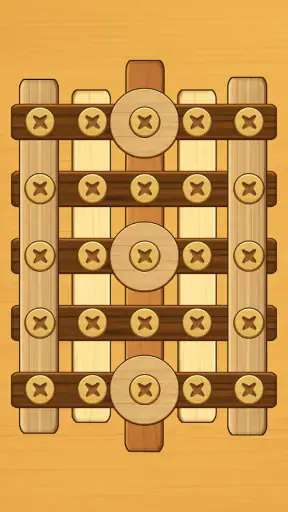 ねじパズル: 木のナットとボルト screenshot