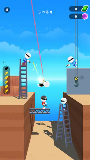 アクションゲーム (Johnny Trigger) screenshot