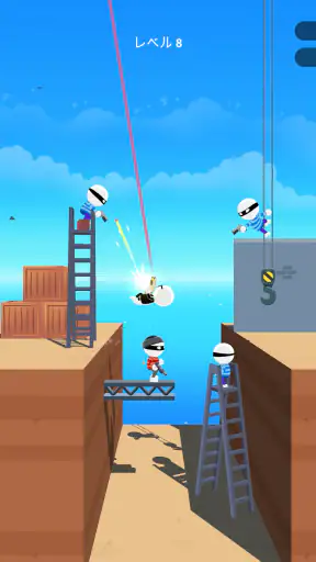 アクションゲーム (Johnny Trigger) screenshot
