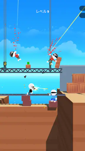 アクションゲーム (Johnny Trigger) screenshot
