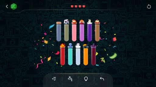 ウォーターソート：パズルゲーム screenshot 6