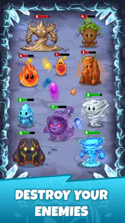 エレメンタルバトル：マージゲーム screenshot 2