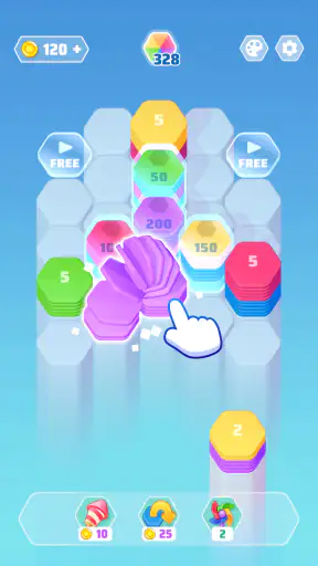 カラースライドパズル screenshot