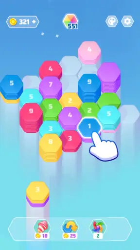 カラースライドパズル screenshot