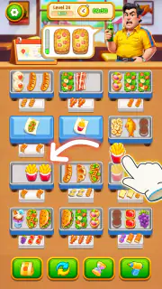 グリルソート - Food、焼き肉、マッチ screenshot 2