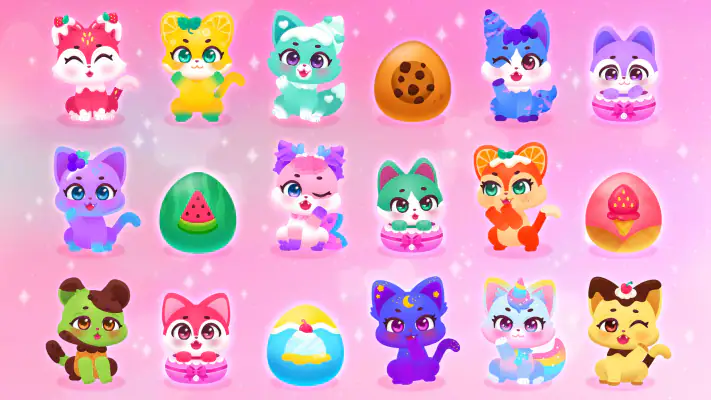 ココビ　わたがし　ねこ screenshot 1