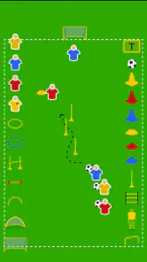 コーチ戦術的なボード-サッカー screenshot 2
