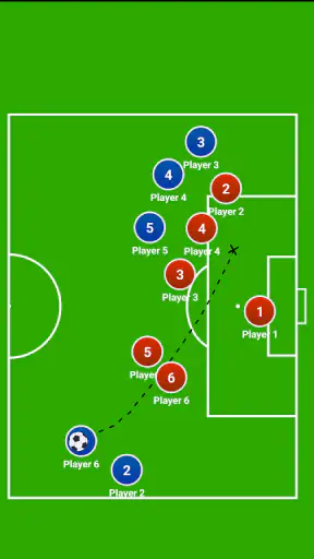 コーチ戦術的なボード-サッカー screenshot