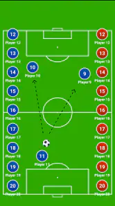 コーチ戦術的なボード-サッカー screenshot 4