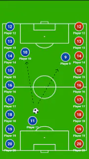 コーチ戦術的なボード-サッカー screenshot 4