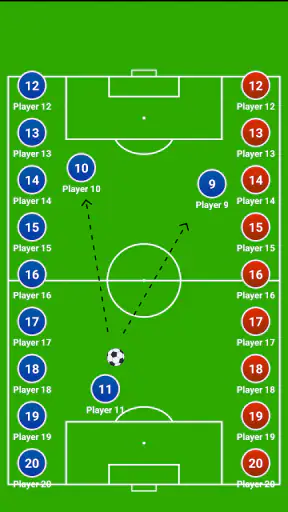 コーチ戦術的なボード-サッカー screenshot