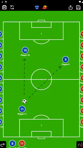 コーチ戦術的なボード-サッカー screenshot