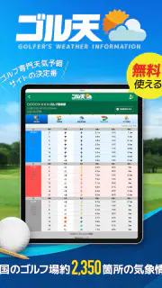 ゴル天 - 全国ゴルフ場天気予報 screenshot 4