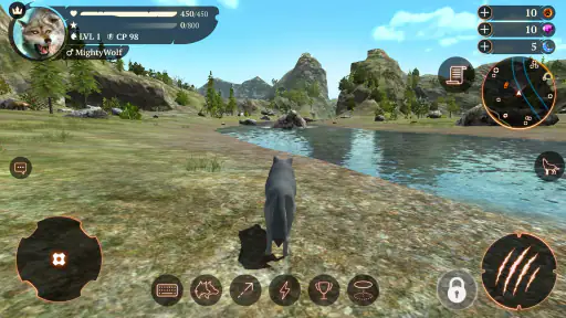 ザ・ウルフ：オープンワールド動物狩猟ゲーム screenshot