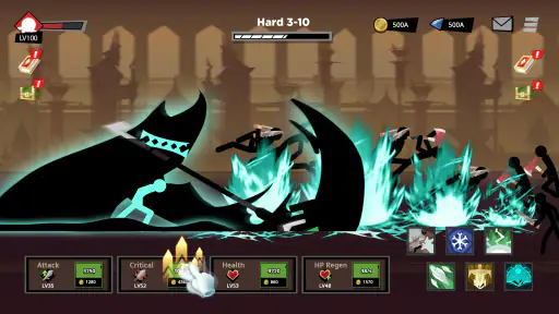 スティックマン大決戦: Idle RPG screenshot