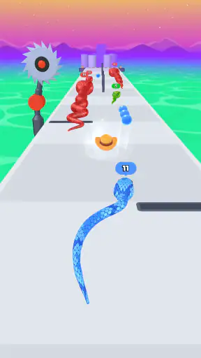 スネークランレース：ランニングゲーム screenshot
