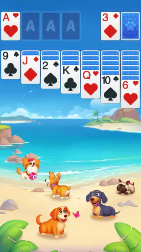 ソリティア ドッグレスキュー screenshot