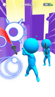 ソードプレイ！3D忍者が駆け抜け斬りまくる screenshot 2