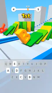 タイプスピン: 文字回転ランゲーム screenshot 1