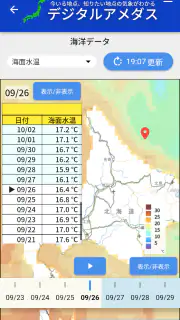 デジタルアメダス screenshot 7