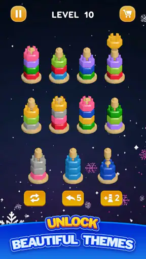 ナット整理・カラーゲーム screenshot