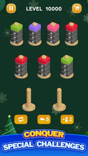 ナット整理・カラーゲーム screenshot