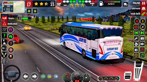 バス シミュレーター コーチ バス ゲーム screenshot