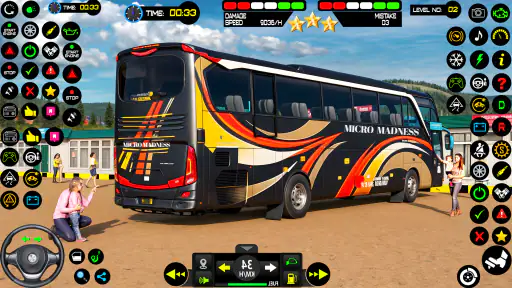 バス シミュレーター コーチ バス ゲーム screenshot
