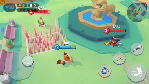 バトルモン：楽しいバトルロワイアルゲーム (Zooba) screenshot