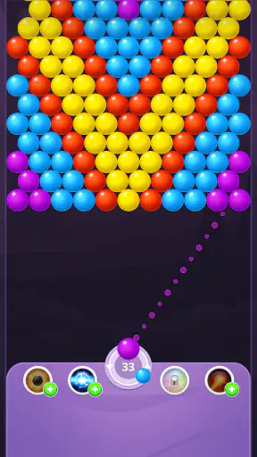 バブルレインボーシューター-シュート&ポップパズル screenshot