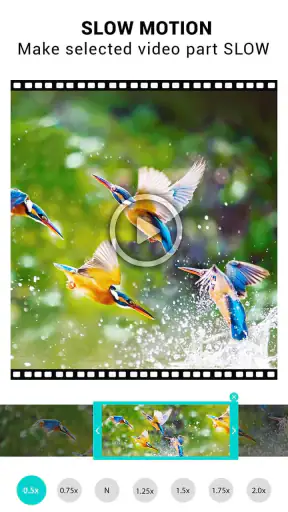 ビデオスピードチェンジャー: SlowMo screenshot