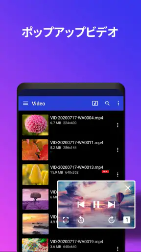 ビデオプレーヤーのすべての形式 screenshot