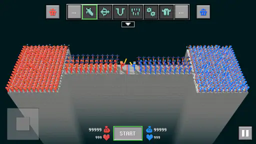 ブロック状のラグドールの戦い screenshot 2