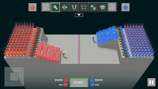 ブロック状のラグドールの戦い screenshot 4