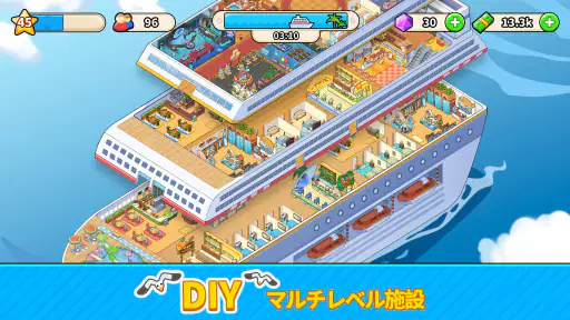 マイクルーズ： 船シミュレーション タイクーン 放置ゲーム screenshot 2