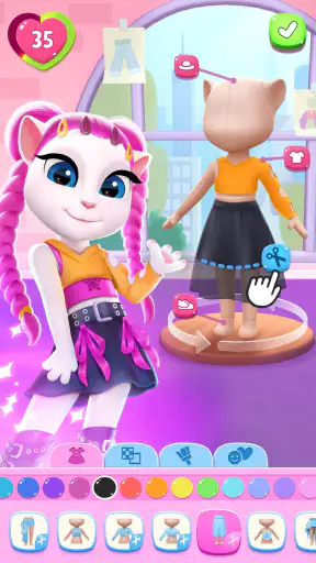 マイトーキングアンジェラ2:ペットのお世話・着せ替えゲーム screenshot