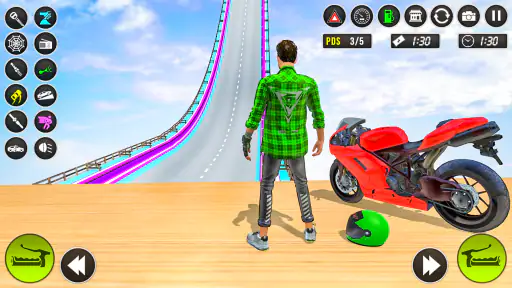 メガ リアルバイク レーシングゲーム screenshot 4