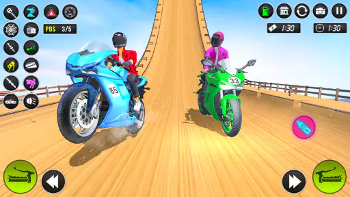 メガ リアルバイク レーシングゲーム screenshot 7