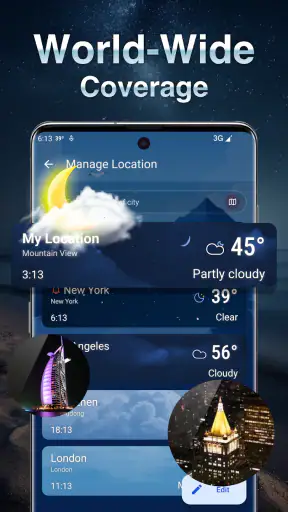 ライブ天気: 天気予報 screenshot
