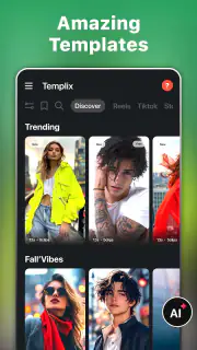 リール＆ビデオエディター - Templix screenshot 2